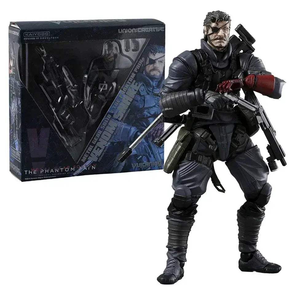 Metal Gear Solid 5 Venom Snake Action Figure PVC 6.1 Inch Desktop Model Unisex Finished Goods - ToylandEU