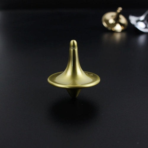 Gyro Metal Spinning Top with Totem Print - Silver ToylandEU.com Toyland EU