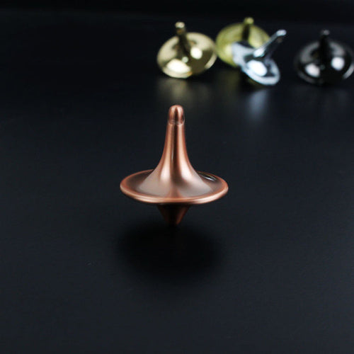 Gyro Metal Spinning Top with Totem Print - Silver ToylandEU.com Toyland EU