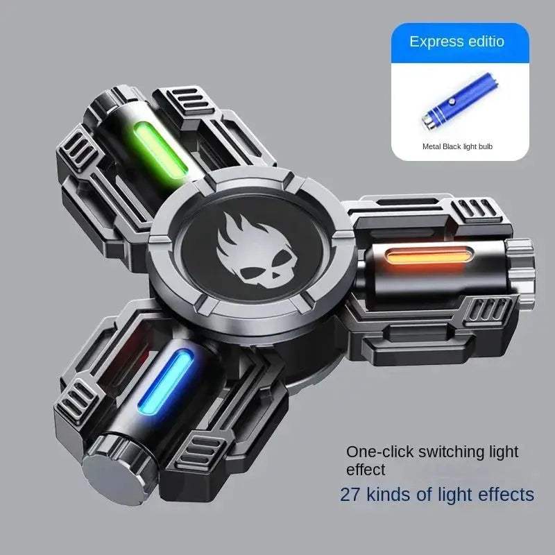 Fidget Toys Metal Hand Spinner Desk EDC Gyro Luminous Gyro scope Stress ADHD Relief Creative Toys for Men Adults Kids Antiestres - ToylandEU