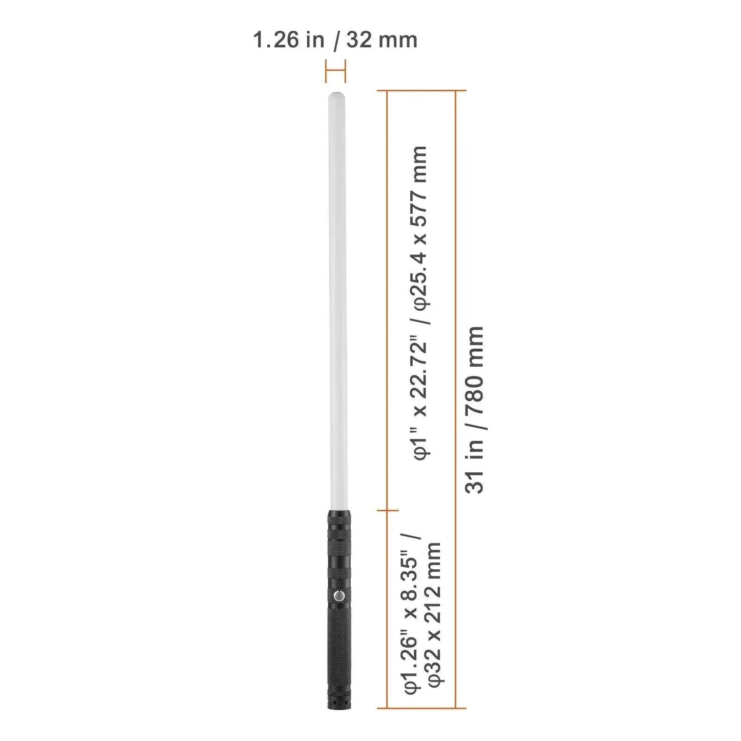 Metal Lightsaber Dueling Saber 14 RGB Colors FX Sound -  ToylandEU™