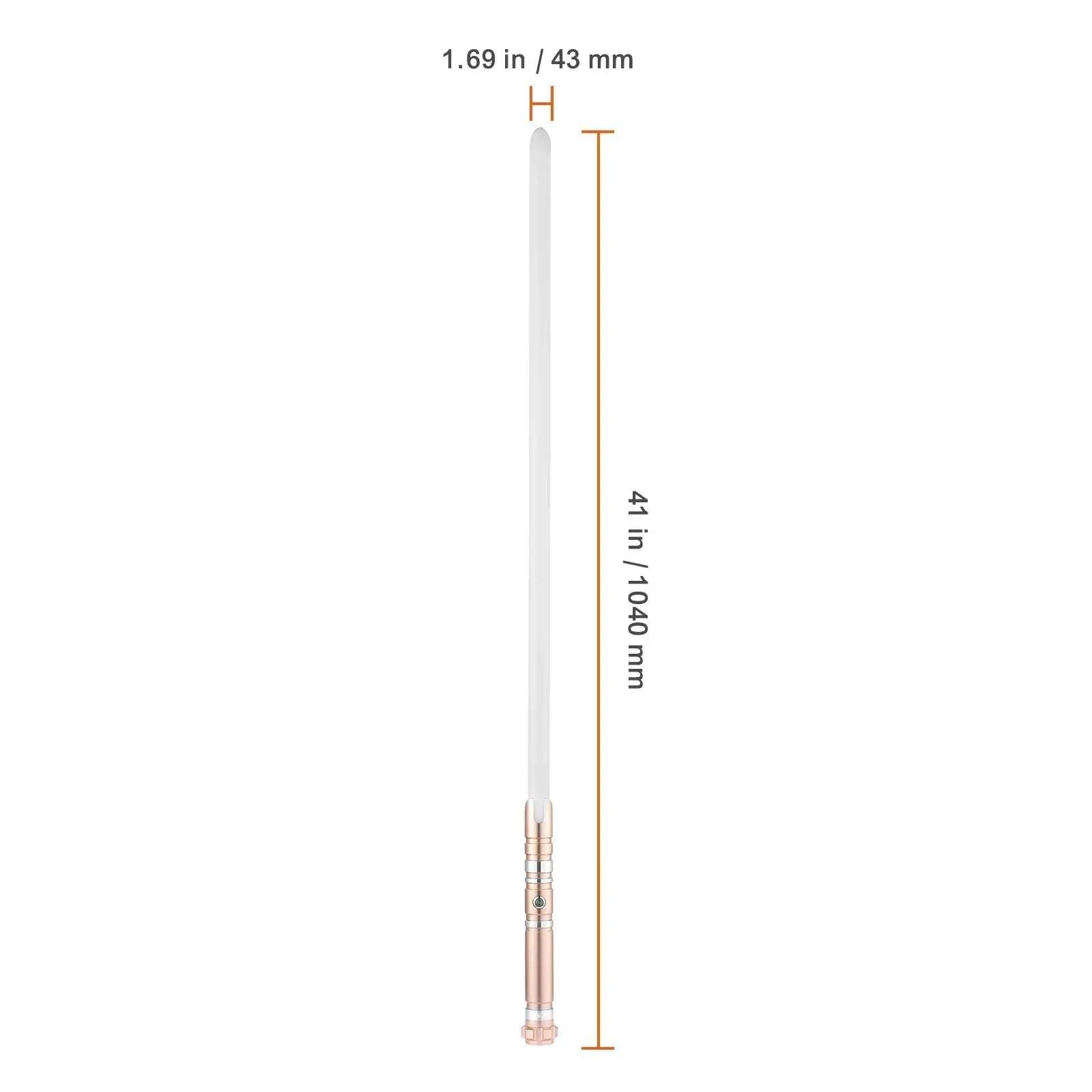 Metal Lightsaber Dueling Saber With 14 RGB Colors FX Sound - ToylandEU