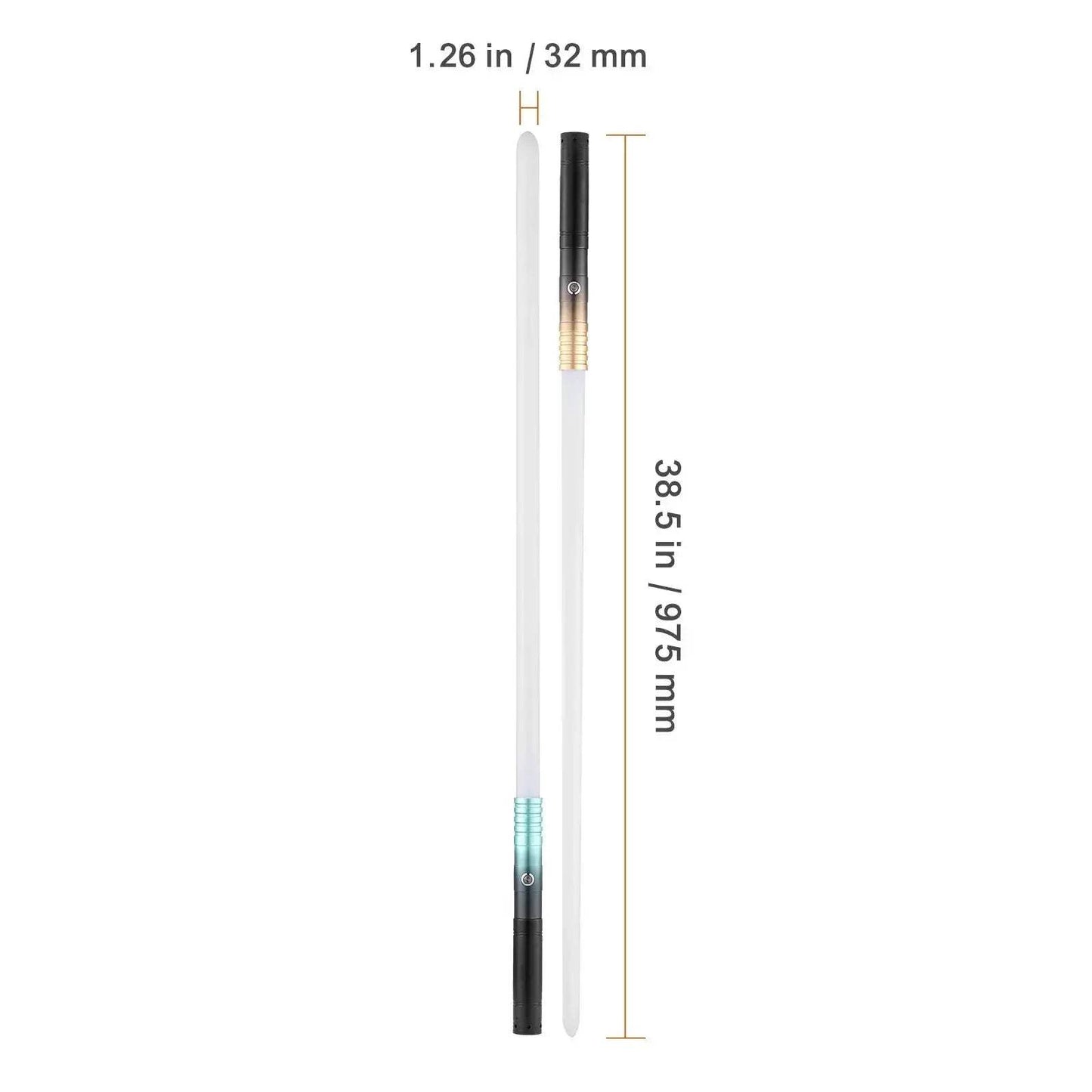 Metal Lightsaber Dueling Saber With 14 RGB Colors FX Sound - ToylandEU