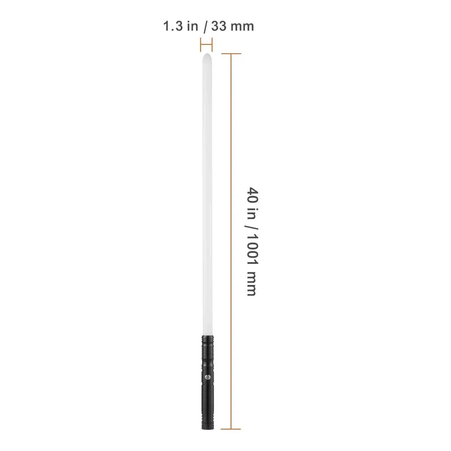Metal Lightsaber Dueling Saber With 14 RGB Colors FX Sound - ToylandEU