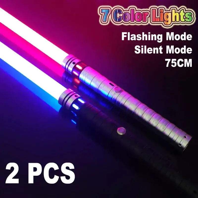 Metal Lightsaber Laser Sword With RGB Color Change And Sound - ToylandEU