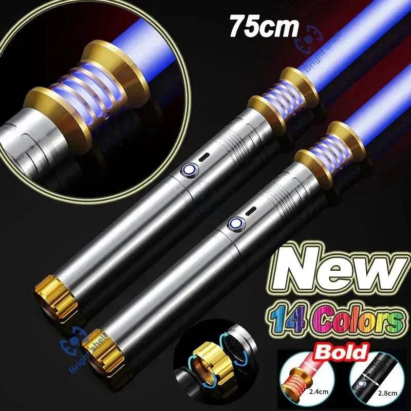 Metal Lightsaber Laser Sword With RGB Color Change And Sound - ToylandEU