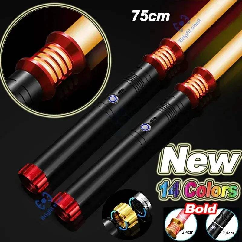 Metal Lightsaber Laser Sword With RGB Color Change And Sound - ToylandEU