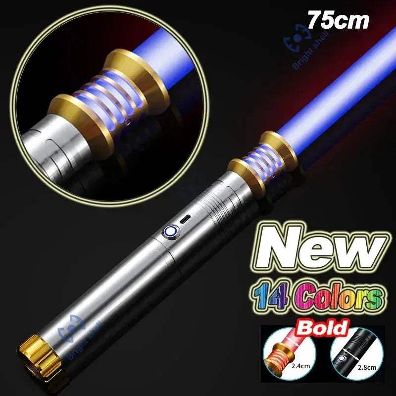 Metal Lightsaber Laser Sword With RGB Color Change And Sound - ToylandEU