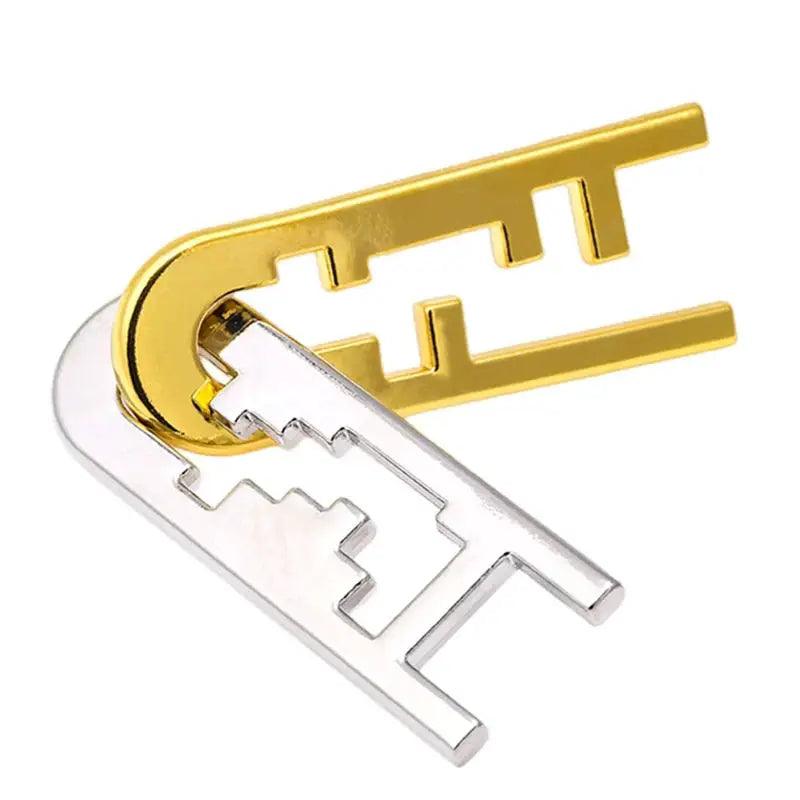  Metal Puzzle Brain Teaser Disentanglement Fun -  ToylandEU™
