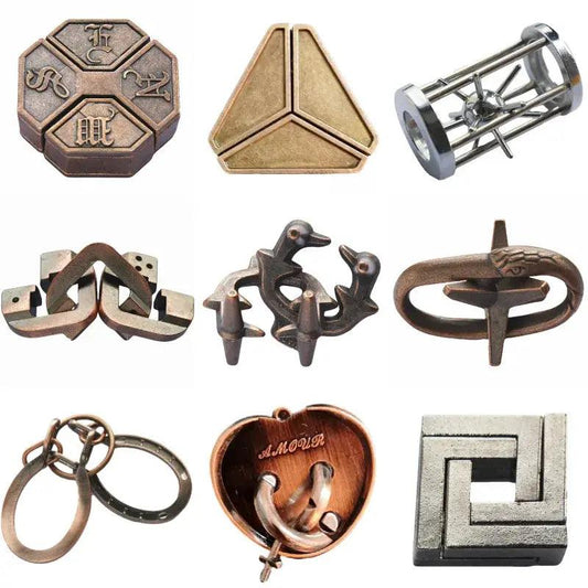  Metal Puzzle Brain Teaser Keeps Minds Sharp -  ToylandEU™