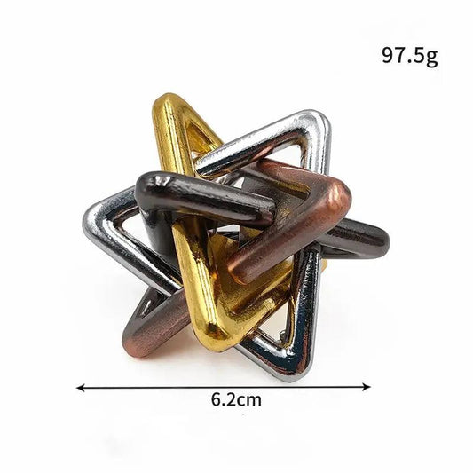  Metal Puzzle Brain Teaser Keeps Minds Sharp -  ToylandEU™
