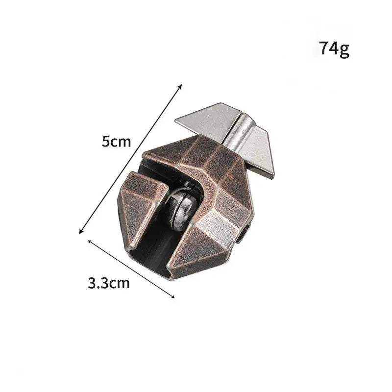 Lock Puzzles Classic IQ Metal Brain teaser Magic Baffling Puzzles Game Toys For Children Adults Funny Gifts Metal Puzzle - ToylandEU