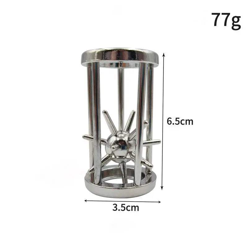 Lock Puzzles Classic IQ Metal Brain teaser Magic Baffling Puzzles Game Toys For Children Adults Funny Gifts Metal Puzzle - ToylandEU