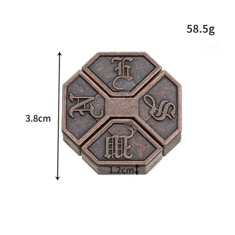 Lock Puzzles Classic IQ Metal Brain teaser Magic Baffling Puzzles Game Toys For Children Adults Funny Gifts Metal Puzzle - ToylandEU