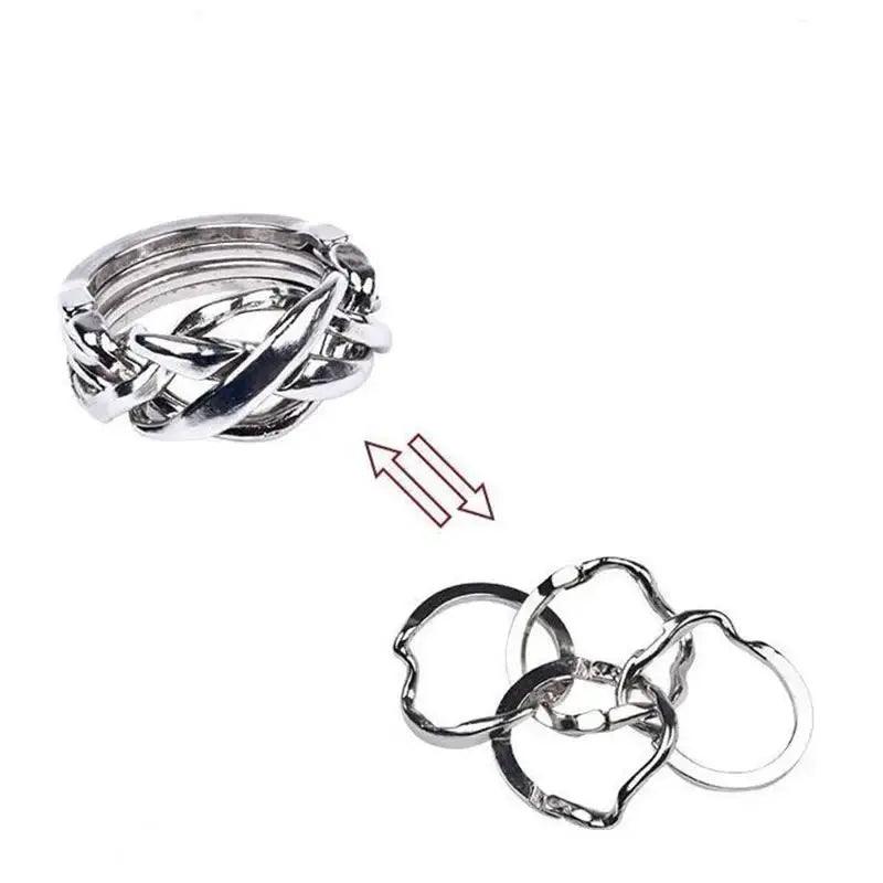  Metal Puzzle Mind Teasers Brain Boost For All Ages -  ToylandEU™