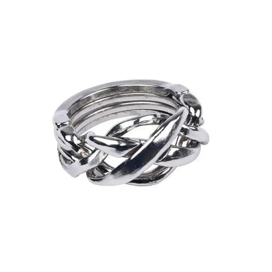  Metal Ring Puzzle Mind Teaser For Adults Advanced -  ToylandEU™