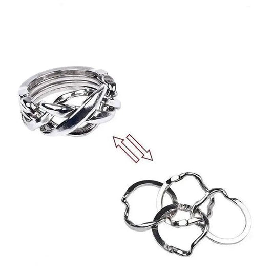  Metal Ring Puzzle Mind Teaser For Adults Advanced -  ToylandEU™