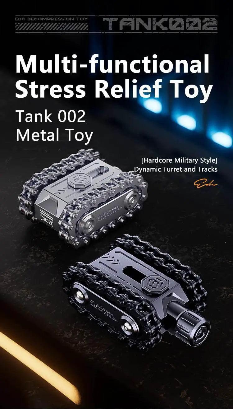  Metal Rotating Tank Fidget Toy Hardcore Military Style EDC -  ToylandEU™