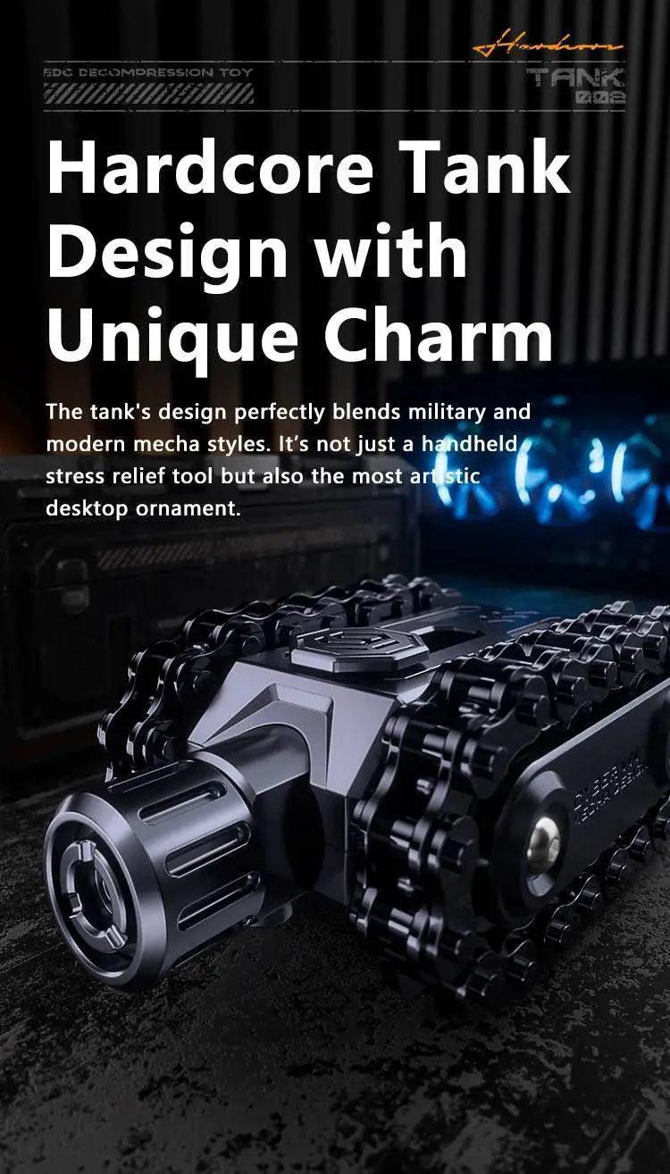  Metal Rotating Tank Fidget Toy Hardcore Military Style EDC -  ToylandEU™
