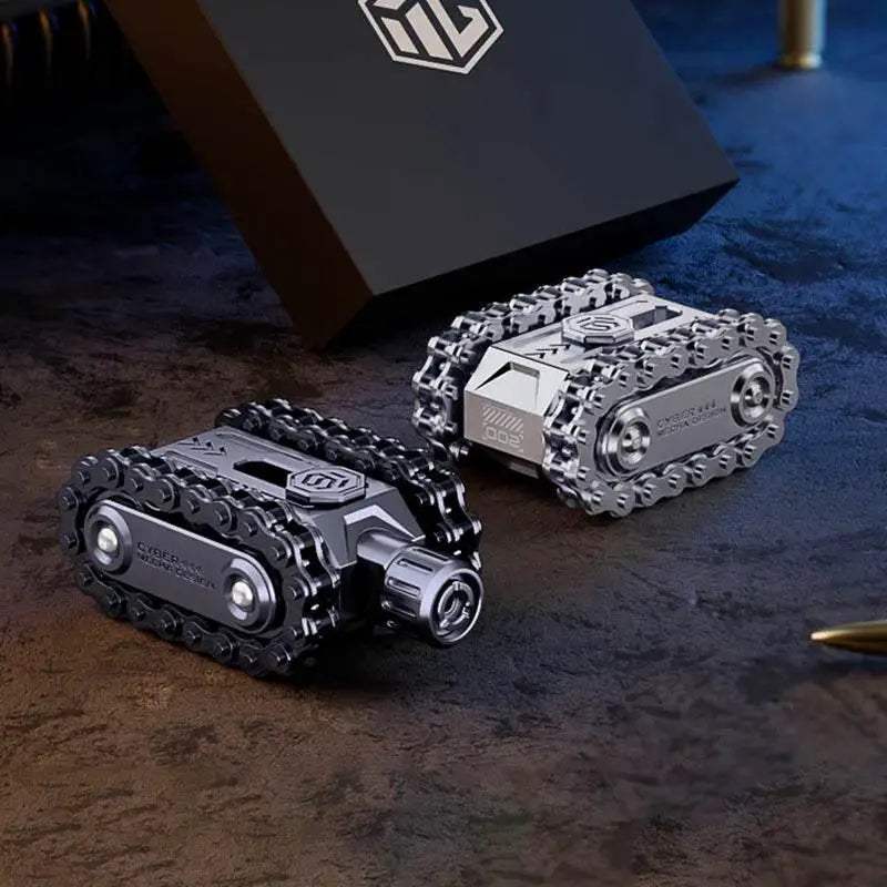 Metal Rotating Tank Fidget Toy Hardcore Military Style EDC - ToylandEU