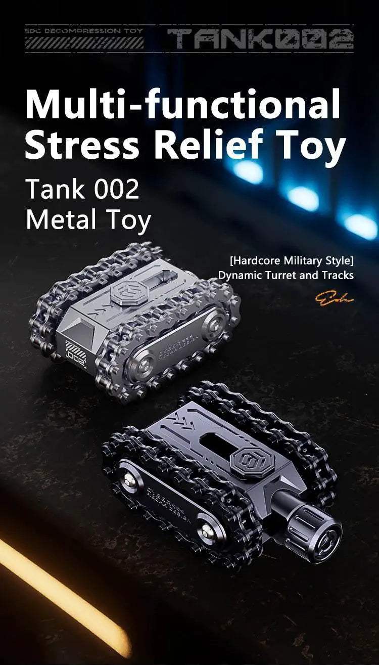 Metal Rotating Tank Fidget Toy Hardcore Military Style EDC - ToylandEU