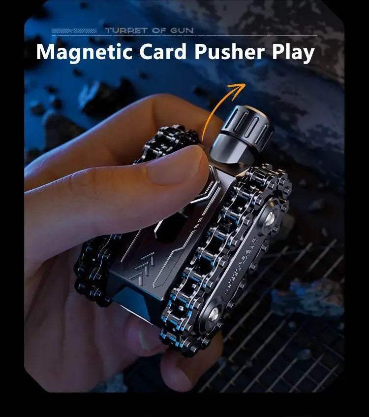 Metal Rotating Tank Fidget Toy Hardcore Military Style EDC - ToylandEU