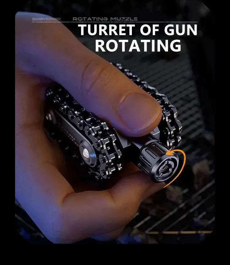 Metal Rotating Tank Fidget Toy Hardcore Military Style EDC - ToylandEU