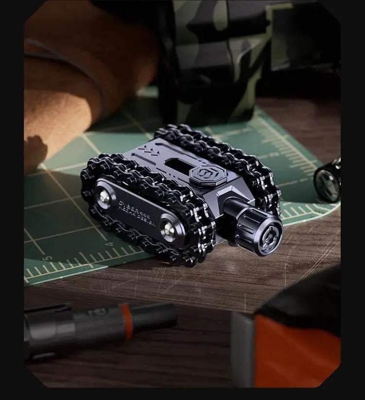 Metal Rotating Tank Fidget Toy Hardcore Military Style EDC - ToylandEU