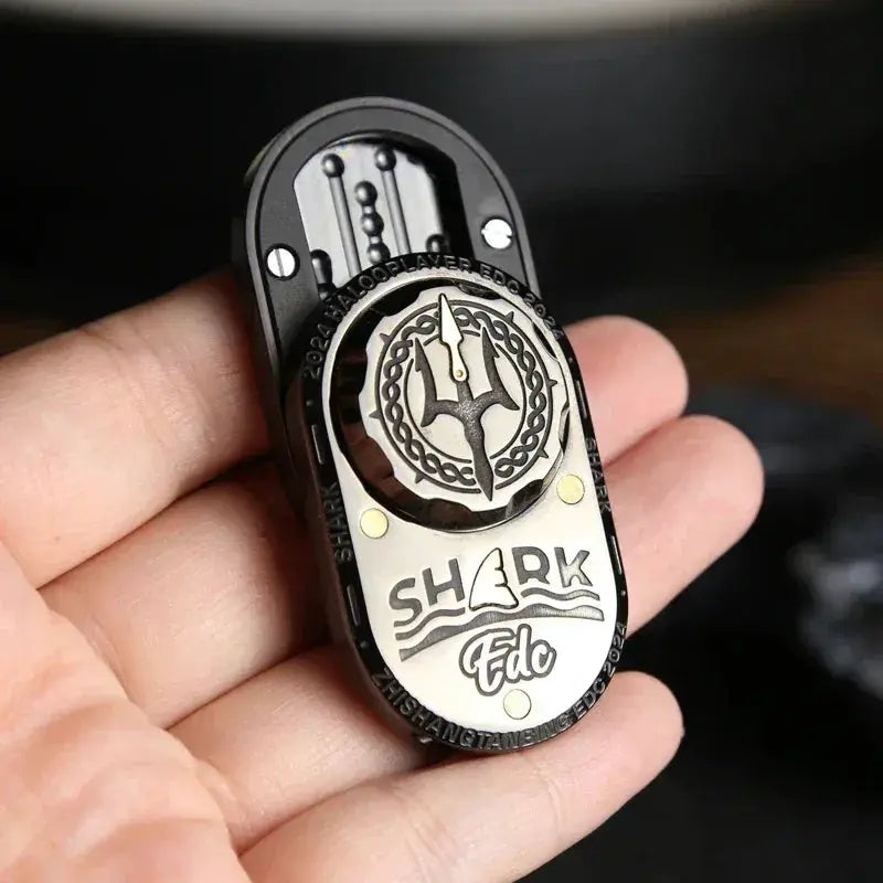 Metal Shark Slider Fidget Toy Anxiety Relief And Focus - ToylandEU