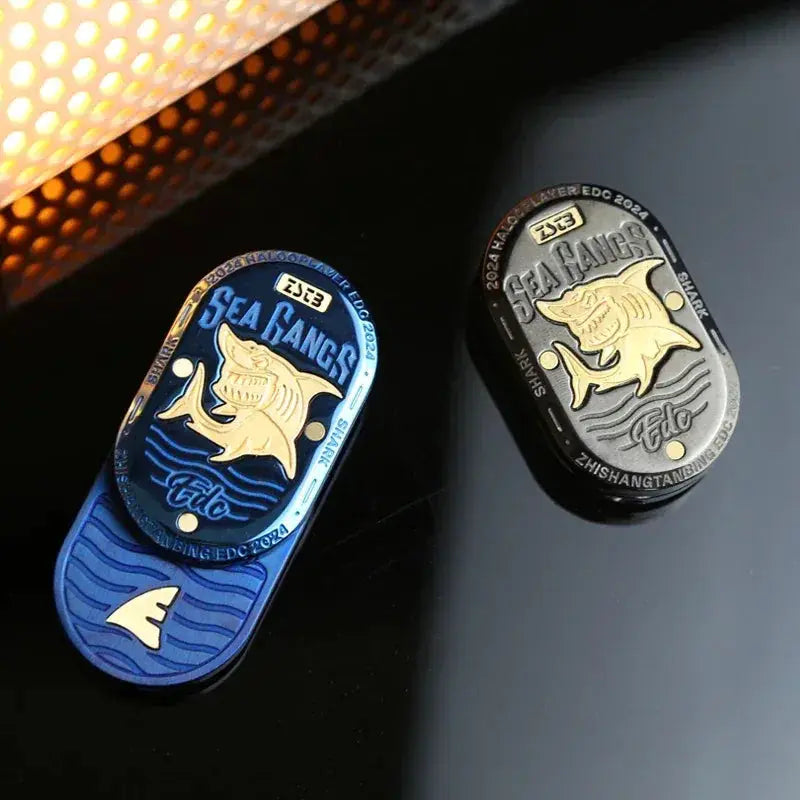 Metal Shark Slider Fidget Toy Anxiety Relief And Focus - ToylandEU