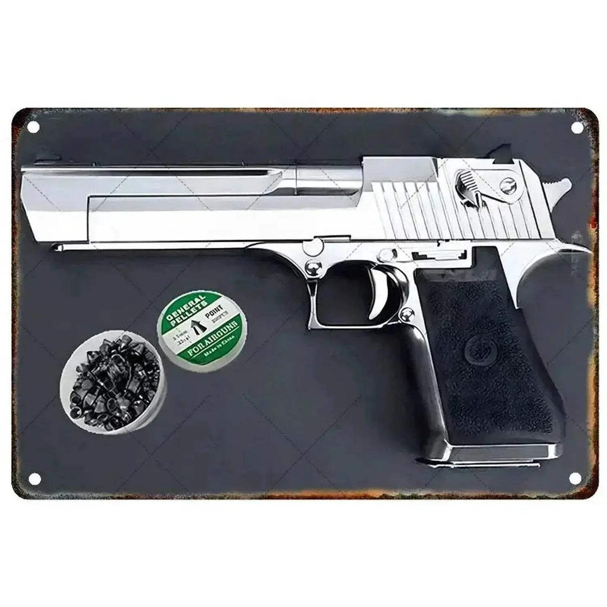  1PC Commanding Pistol Metal Signs for Military Wall Decor -  ToylandEU™