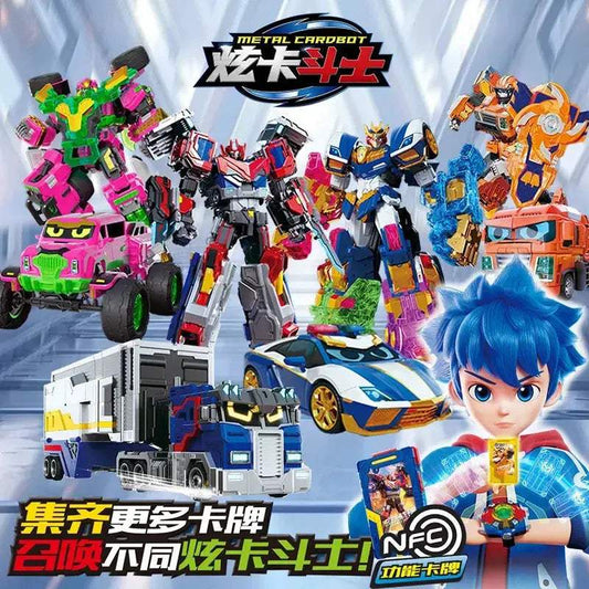 Metal Transformation Robot Action Figure Cardbot 2 Toy - ToylandEU