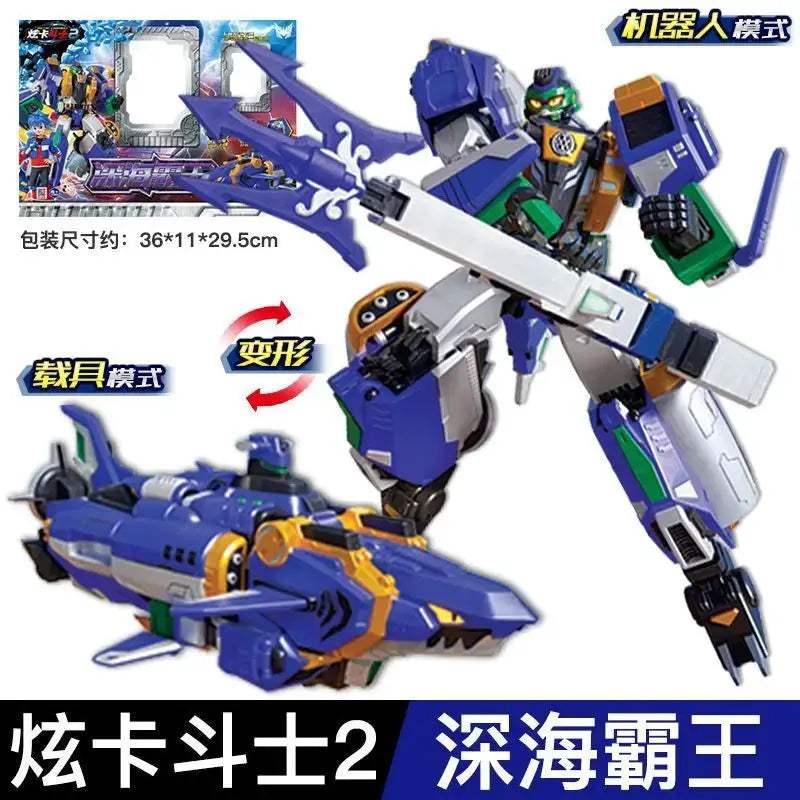 Metal Transformation Robot Action Figure Cardbot 2 Toy - ToylandEU