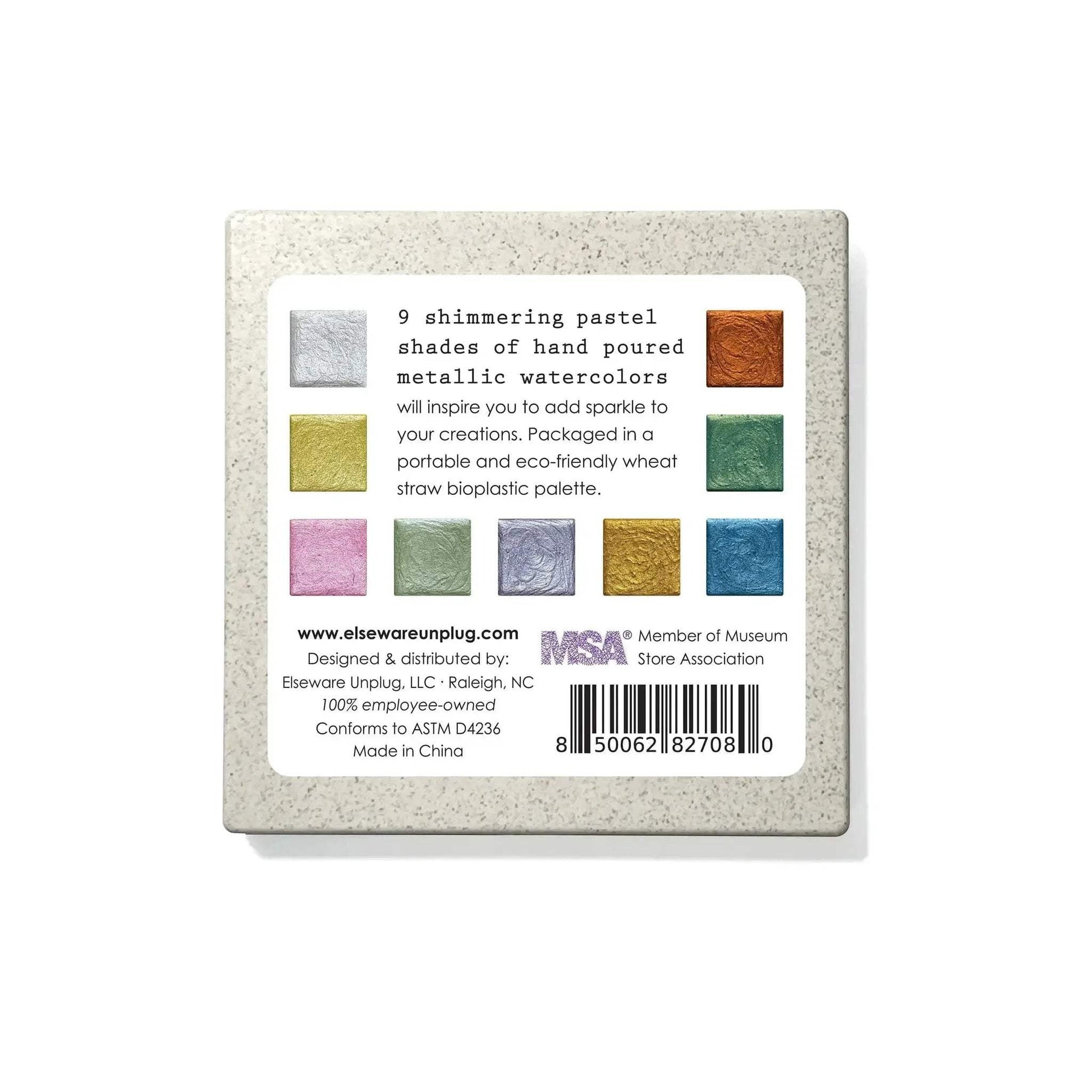Metallic Watercolors – Wheat Straw Palette - ToylandEU