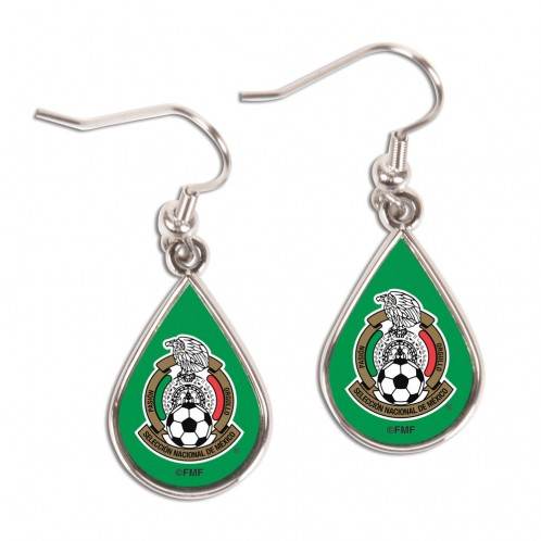 Mexican National Soccer Earrings Tear Drop Style Logo - ToylandEU
