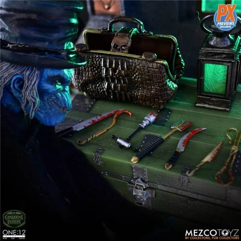 Mezco One: 12 Gangrene Estate Tomb Digger Theodore PX Figure - ToylandEU