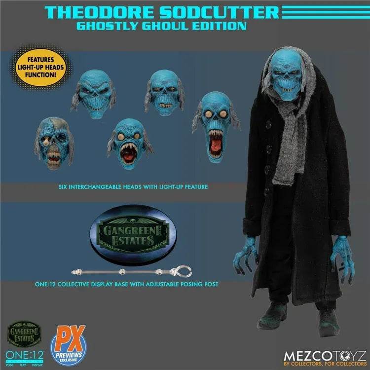 Mezco One: 12 Gangrene Estate Tomb Digger Theodore PX Figure - ToylandEU