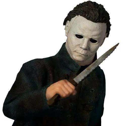 Michael Myers One Twelve Action Figure Collectible With Three Portraits - ToylandEU