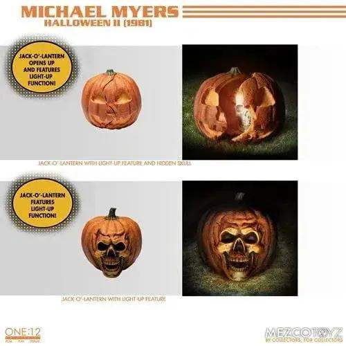 Michael Myers One Twelve Action Figure Collectible With Three Portraits - ToylandEU