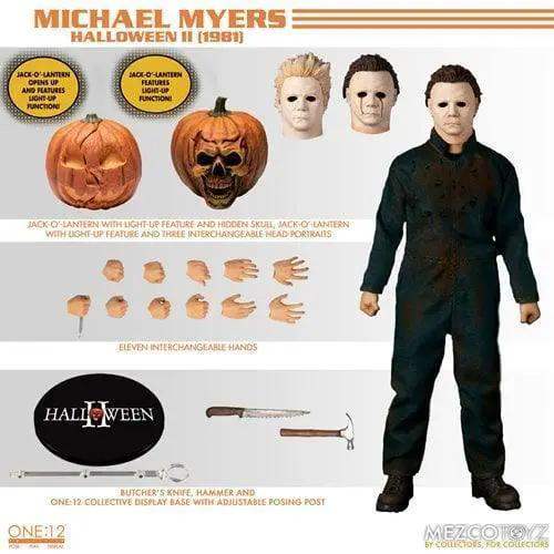 Michael Myers One Twelve Action Figure Collectible With Three Portraits - ToylandEU