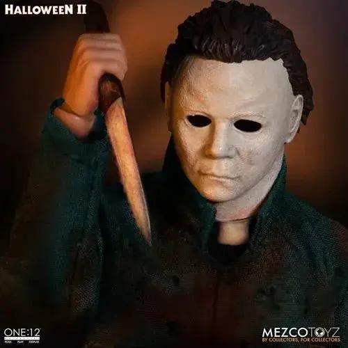 Michael Myers One Twelve Action Figure Collectible With Three Portraits - ToylandEU