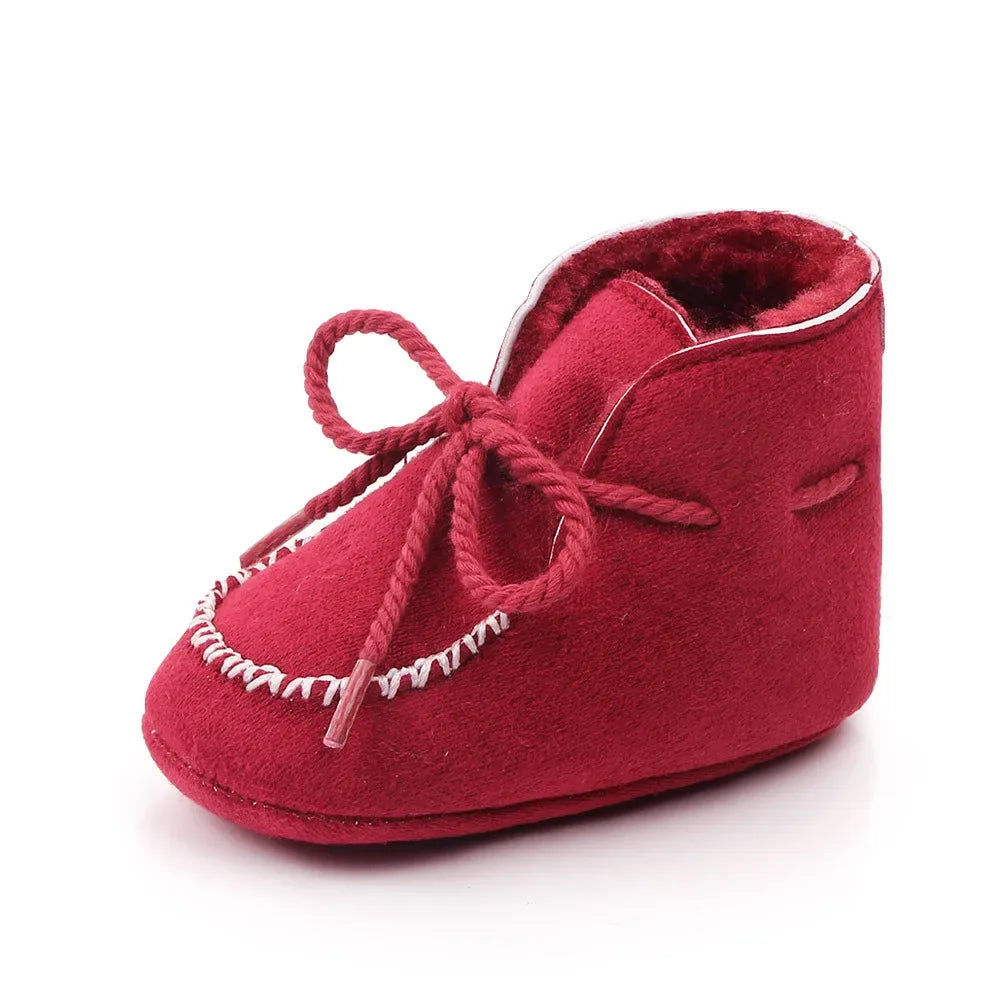 MiYuebb Winter Baby Booties Soft Soled With Plush Fur For Unisex 0-12 Months - ToylandEU
