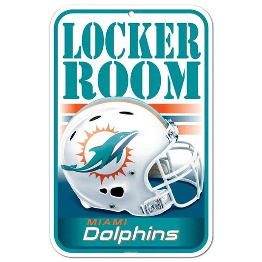  Miami Dolphins 11x17 Plastic Locker Room Sign For Fans -  ToylandEU™