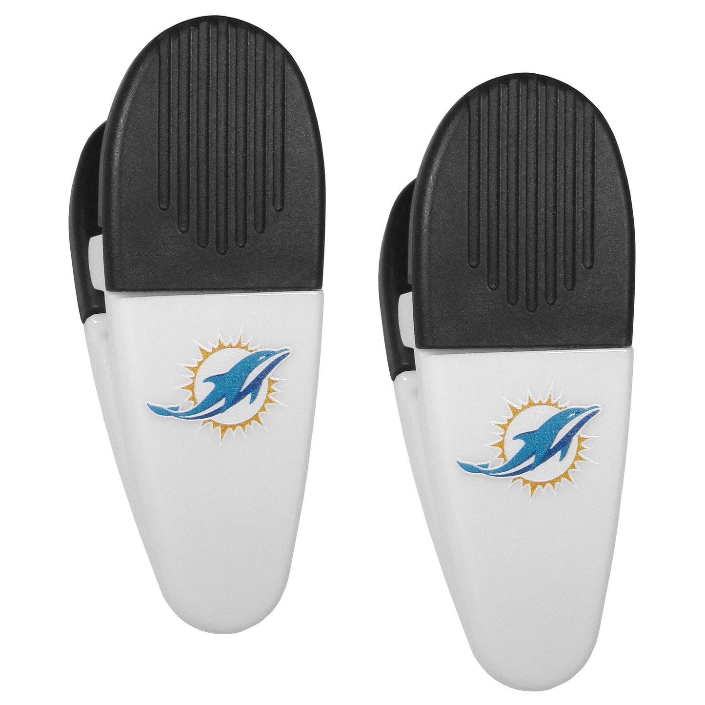 Miami Dolphins 2 Pack Magnetic Chip Clips Kitchen Clips - ToylandEU