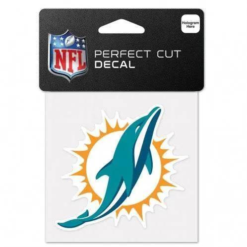  Miami Dolphins 4x4 Perfect Cut Outdoor Vinyl Decal Color -  ToylandEU™