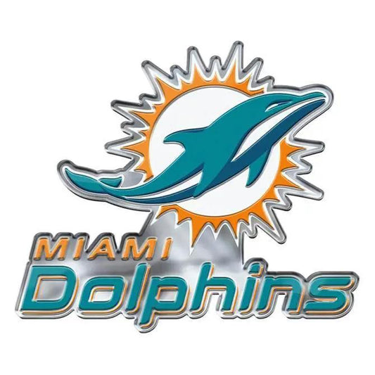  Miami Dolphins Auto Emblem Color Alternate Logo 3D -  ToylandEU™
