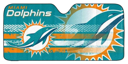  Miami Dolphins Auto Sun Shade Reflective UV Blocking 59x27 -  ToylandEU™