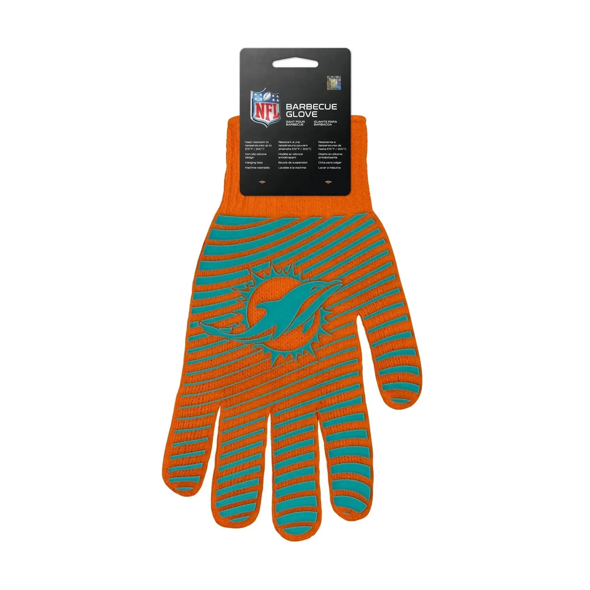  Miami Dolphins BBQ Glove Heat Resistant One Size Fits Most -  ToylandEU™