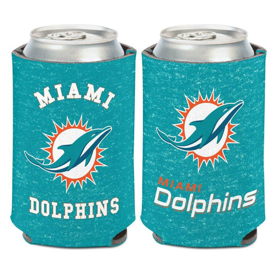 Miami Dolphins Can Cooler Heathered 12 Oz Foam Sleeve - ToylandEU