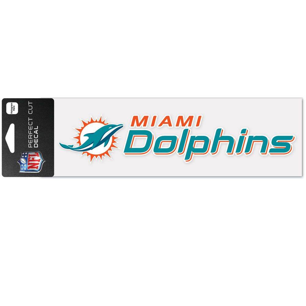 Miami Dolphins Decal 3x10 Perfect Cut Wordmark Color - ToylandEU